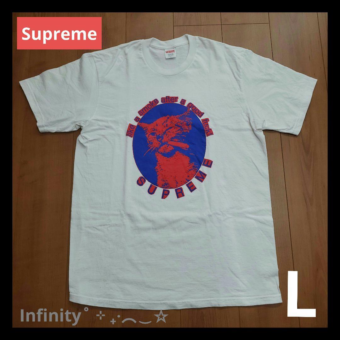Supreme Smoke Tee \"White\"　L