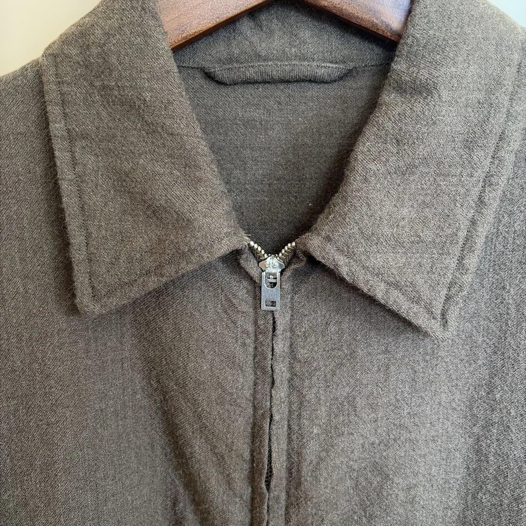 23AW COMOLI KHAKI ウール ジップショートジャケットsize1