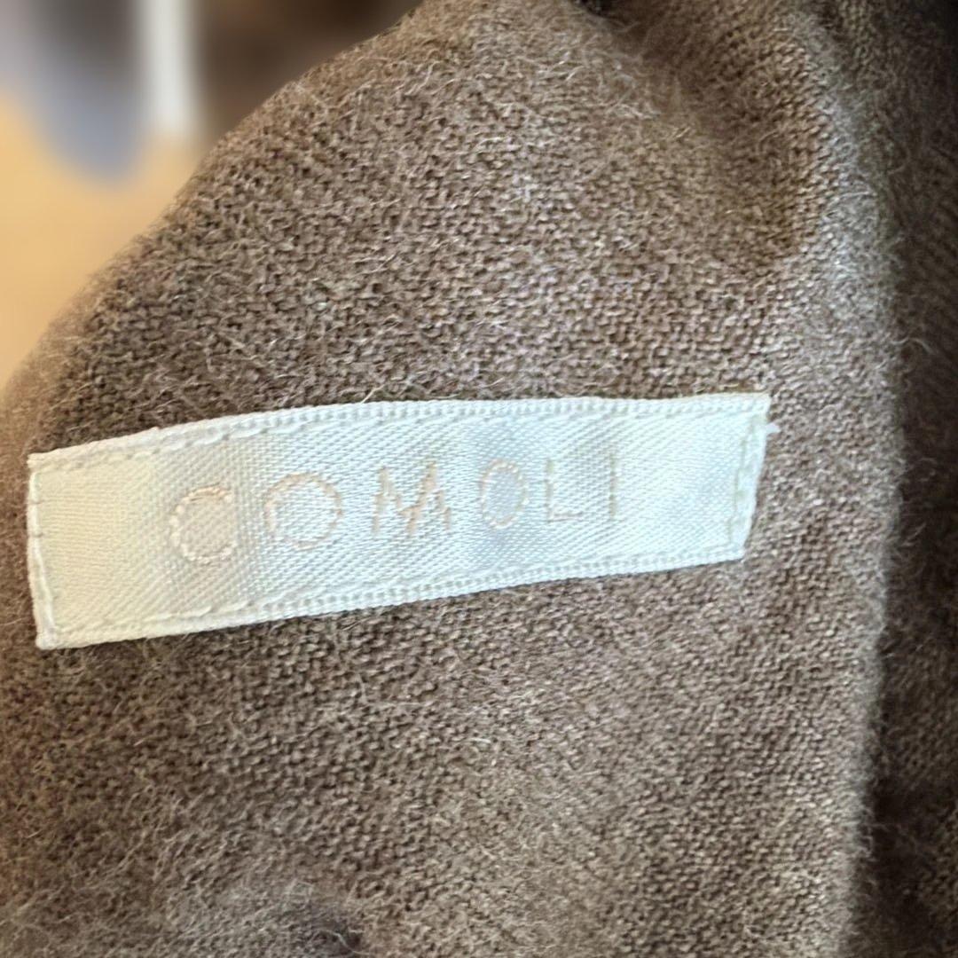 23AW COMOLI KHAKI ウール ジップショートジャケットsize1