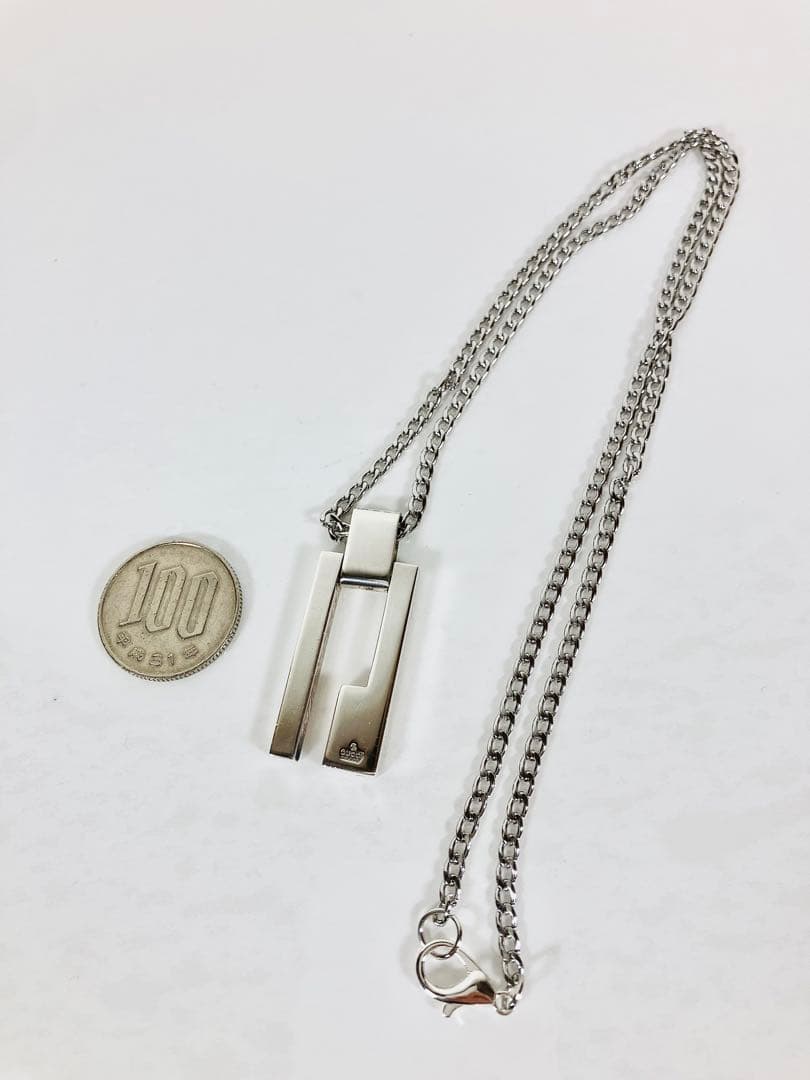 【美品】GUCCI ネックレス トップSV925に＋社外喜平チェーン 男女兼用