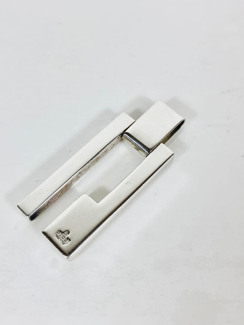 【美品】GUCCI ネックレス トップSV925に＋社外喜平チェーン 男女兼用