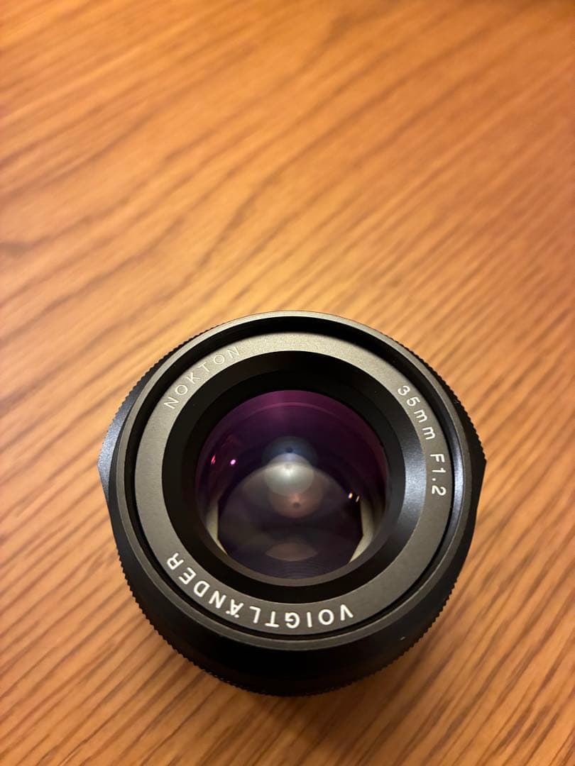 nokton 35mmf1.2 xマウント　新品同等品