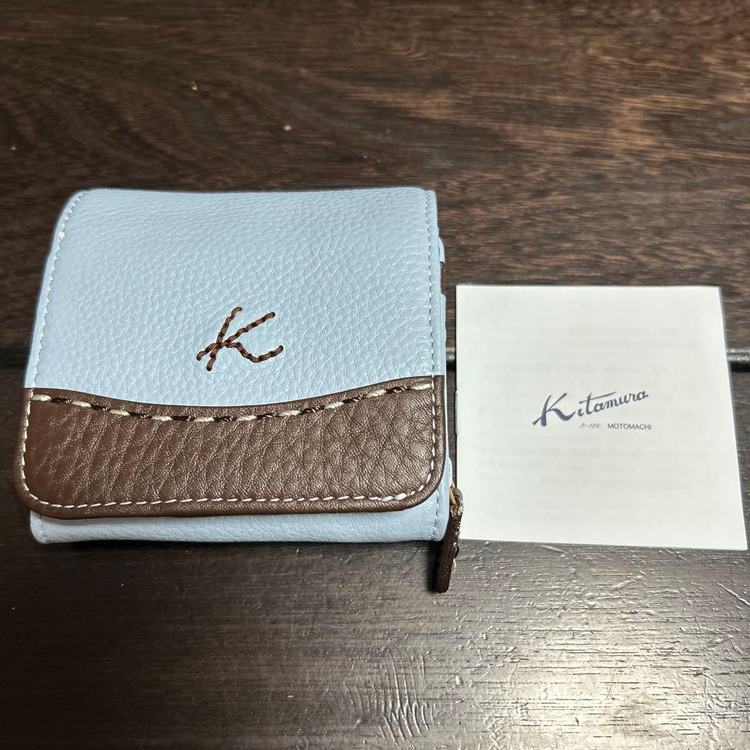新品未使用　二折財布 Kitamura キタムラ ブラック