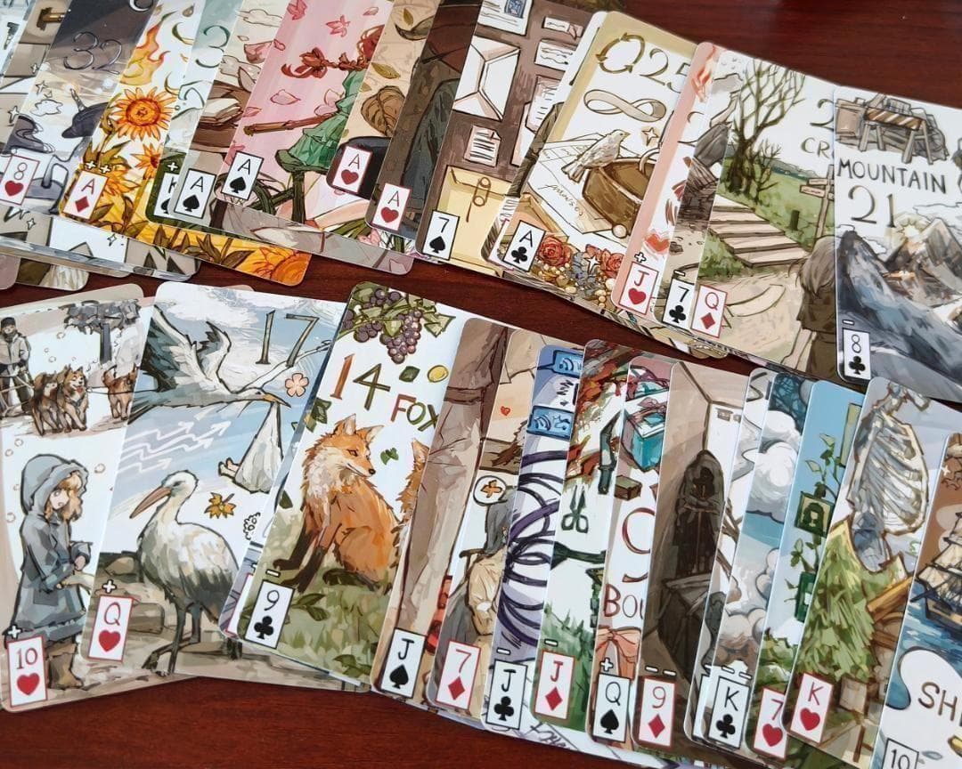 【正規品ルノルマンカード】希少インディーズ✨キュートなイラストで描かれたデッキ