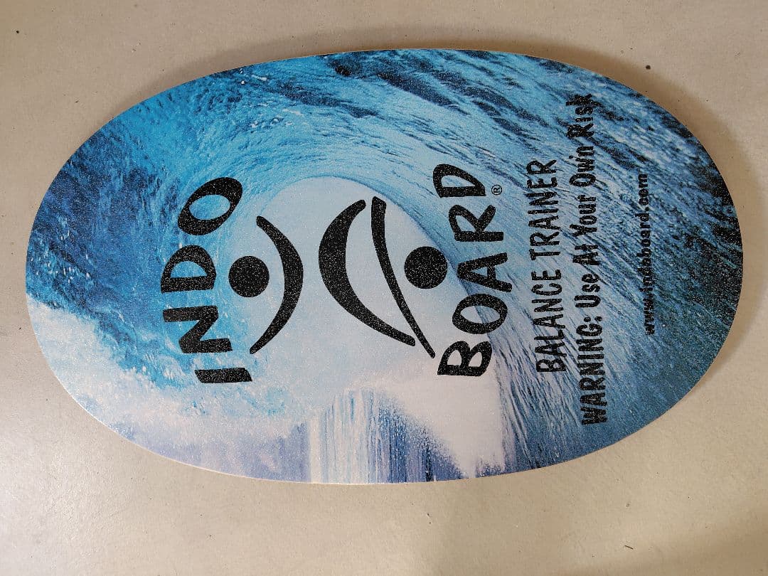 ⚠️注意【状態悪い】INDO BOARD バランスボードローラー付トレーニング用