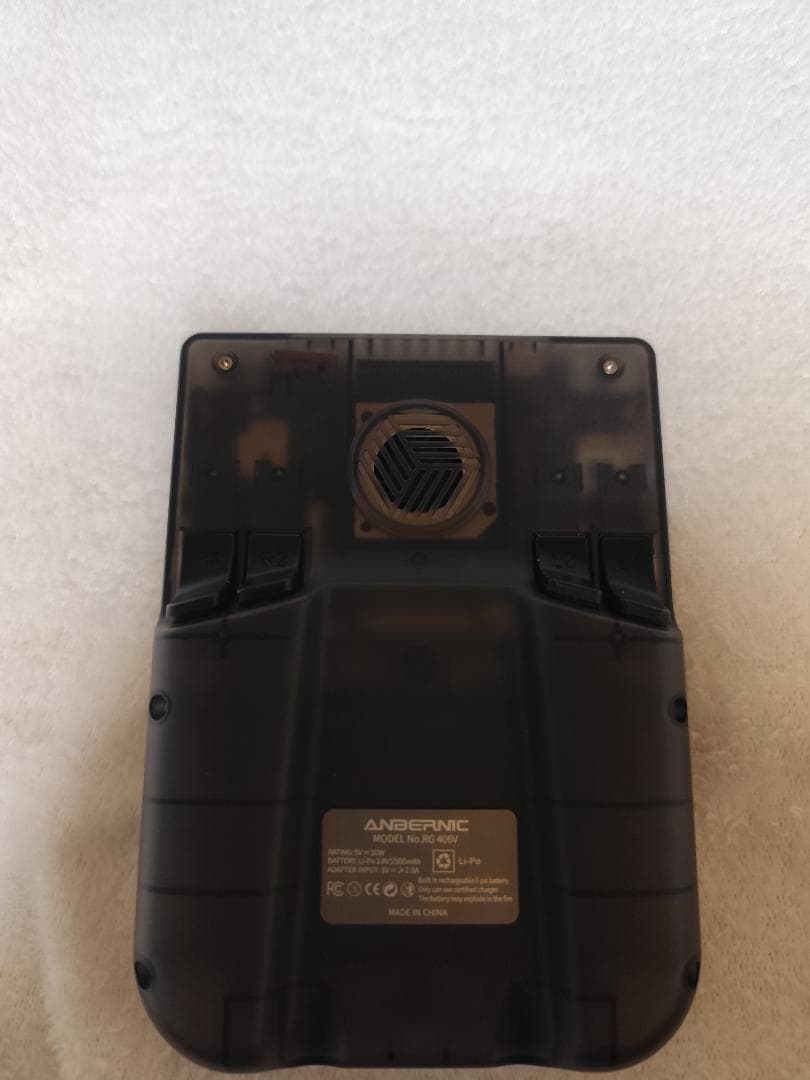 Anbernic RG406V Android13 クリアブラック 中華ゲーム機