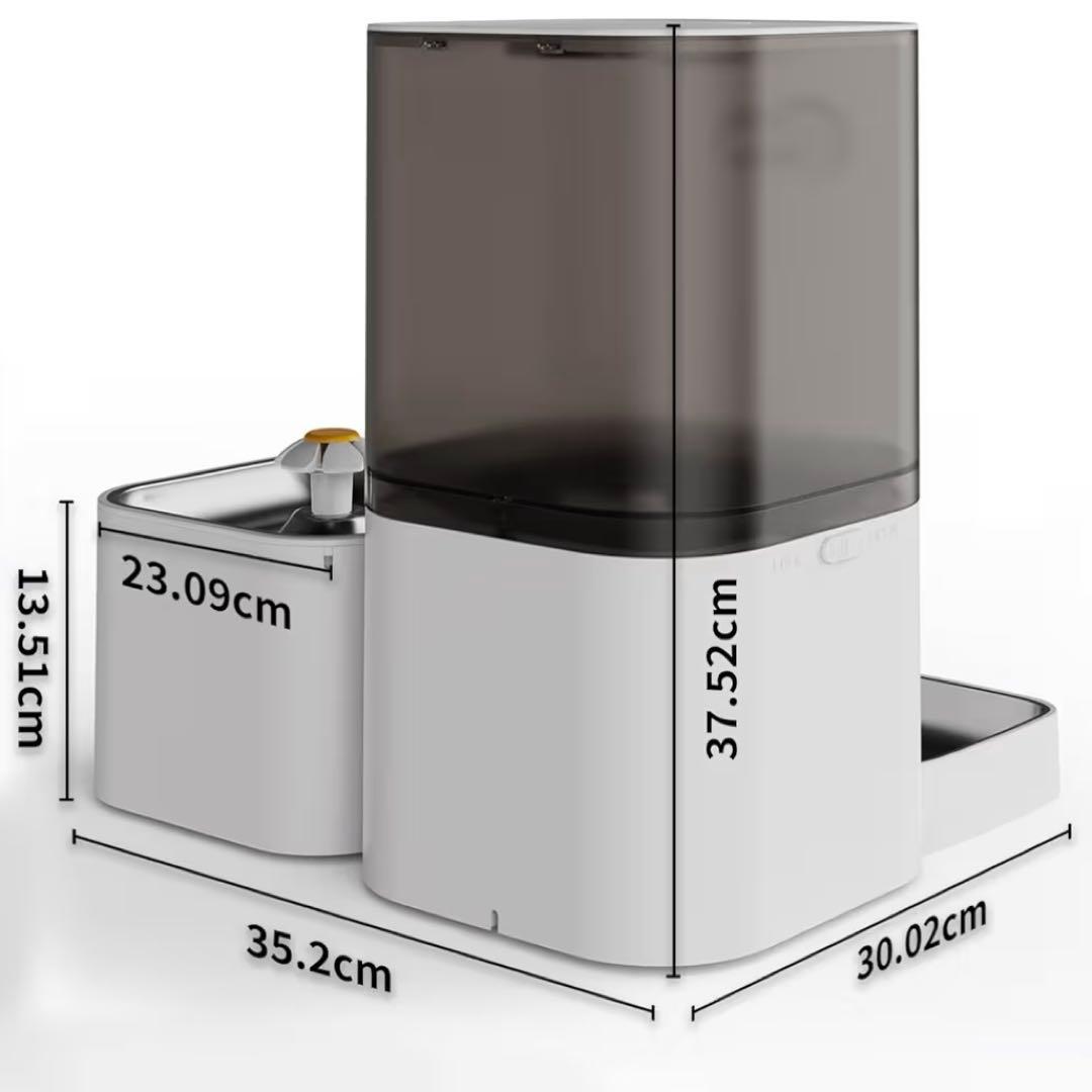 ペットの 給餌器 & 給水器 《 2-in-1 》