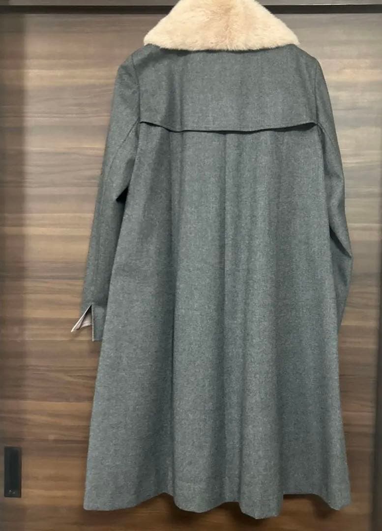 foxey グレー　ミンクファー付き　グレーコート