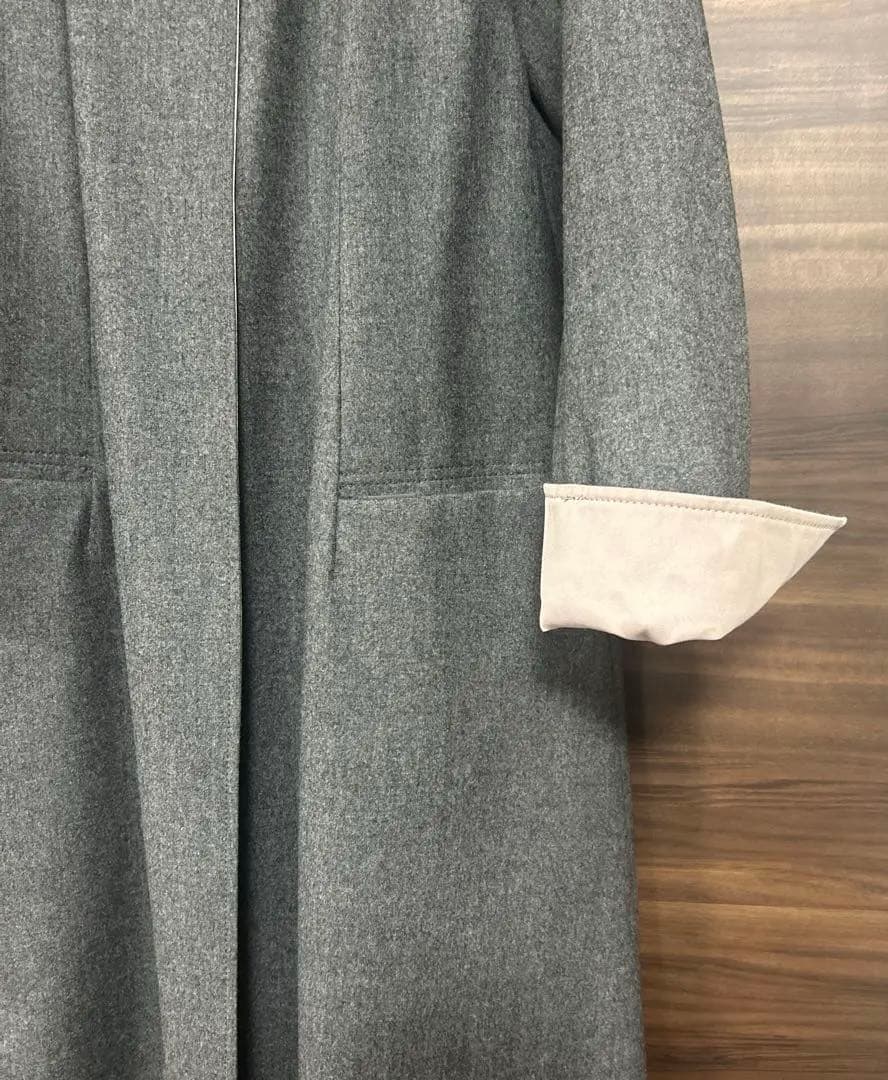 foxey グレー　ミンクファー付き　グレーコート