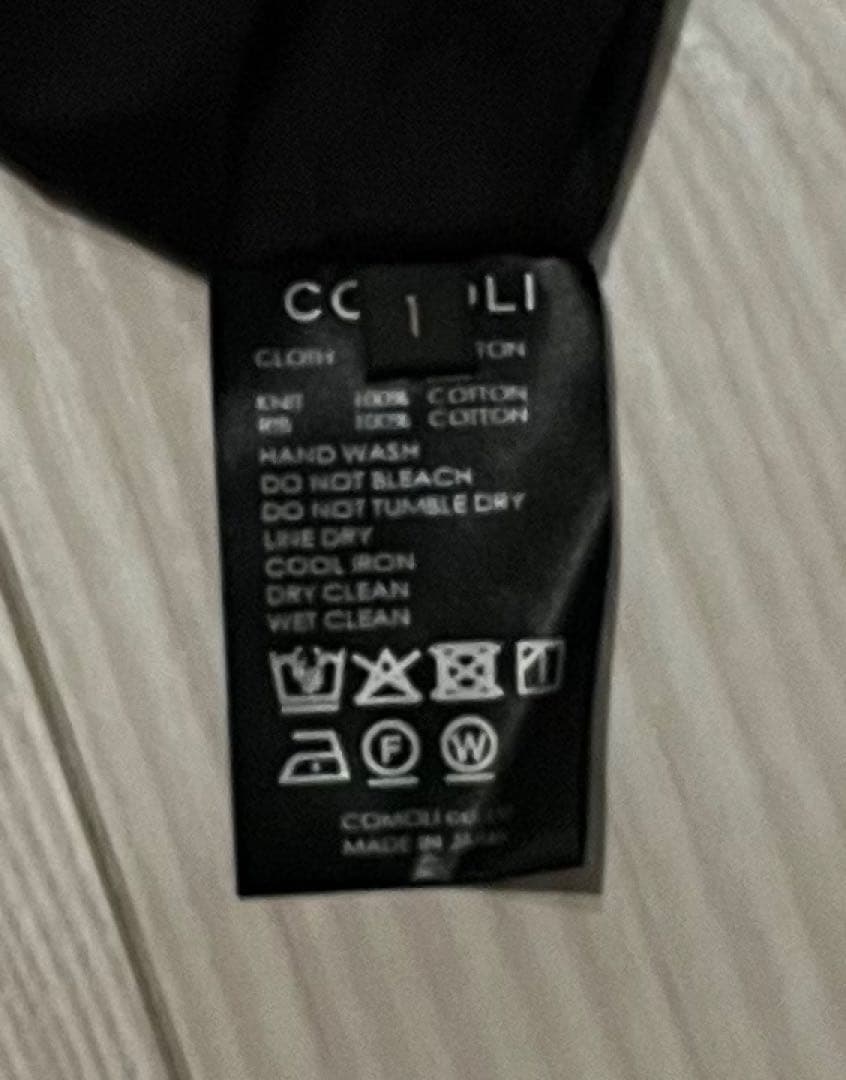 コモリ comoli 2025ss リバーシブル トラックジャケット size1