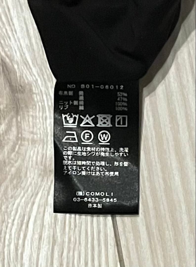 コモリ comoli 2025ss リバーシブル トラックジャケット size1