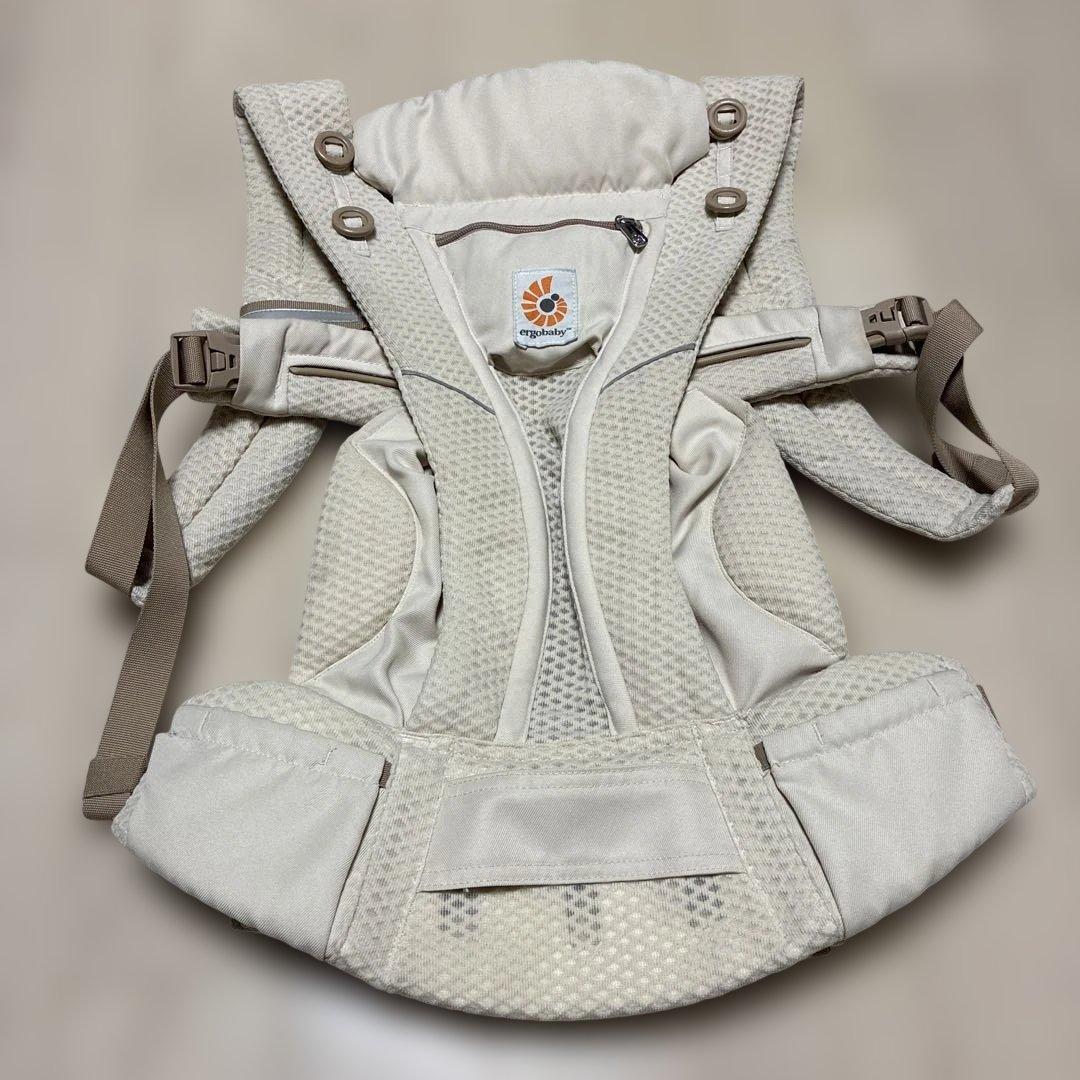 美品！エルゴの抱っこ紐 オムニブリーズ　ナチュラルベージュ