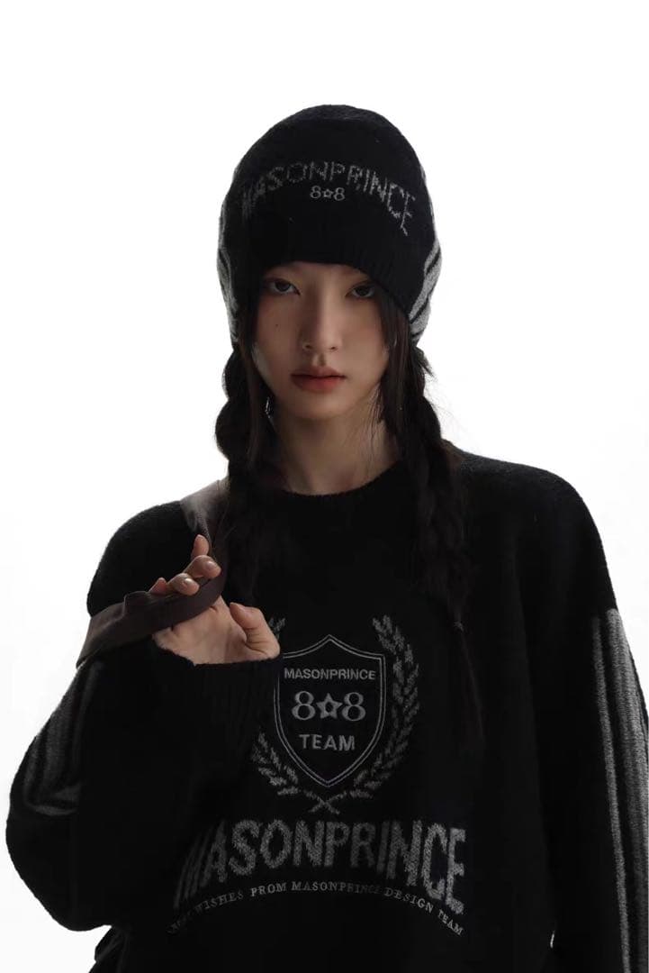 日本未発売 MASONPRINCE ニット帽 シングル ビーニー