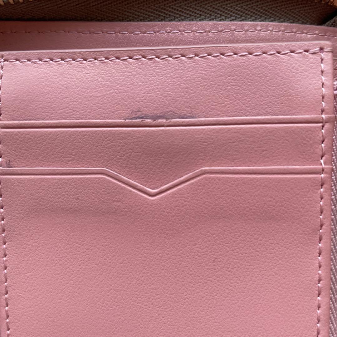 ボナベンチュラBONAVENTURA 二つ折り財布 グレージュ