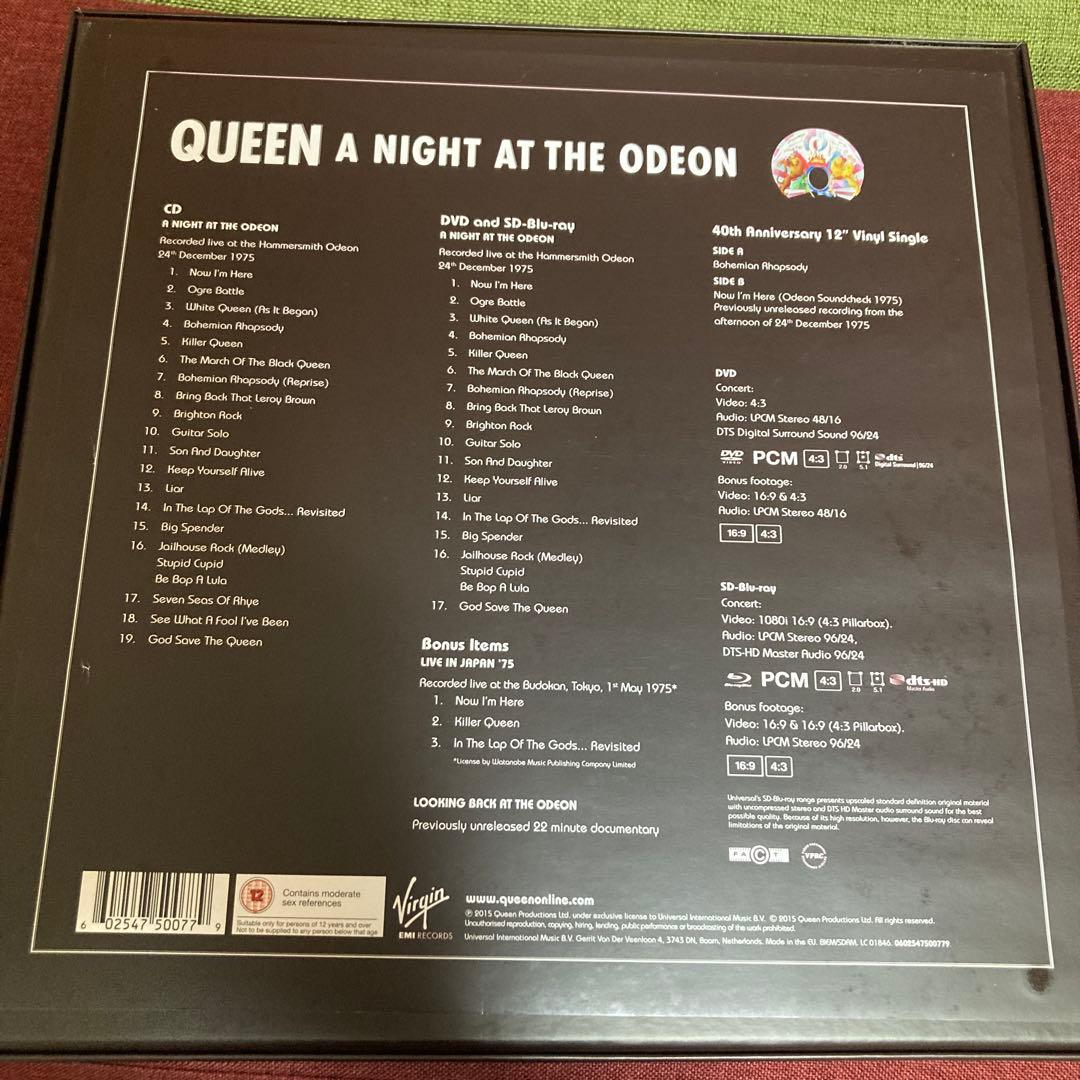 QUEEN オデオン座の夜 スーパーデラックスボックス 国内盤