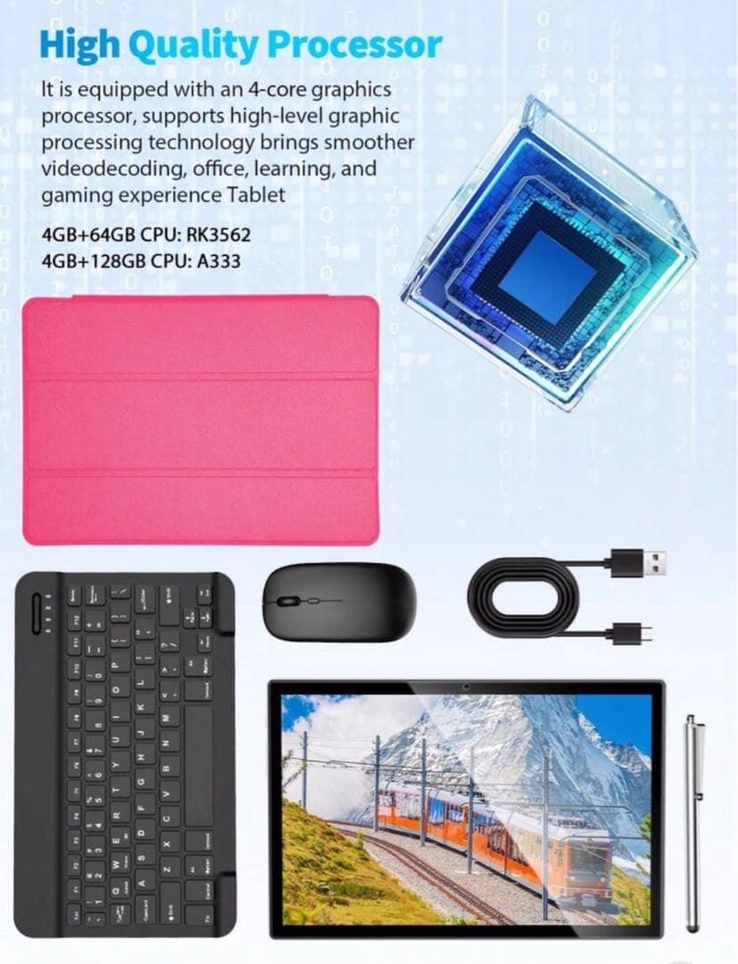 Relndoo2025年最新モデル2in1 Android4GB RAM64GB