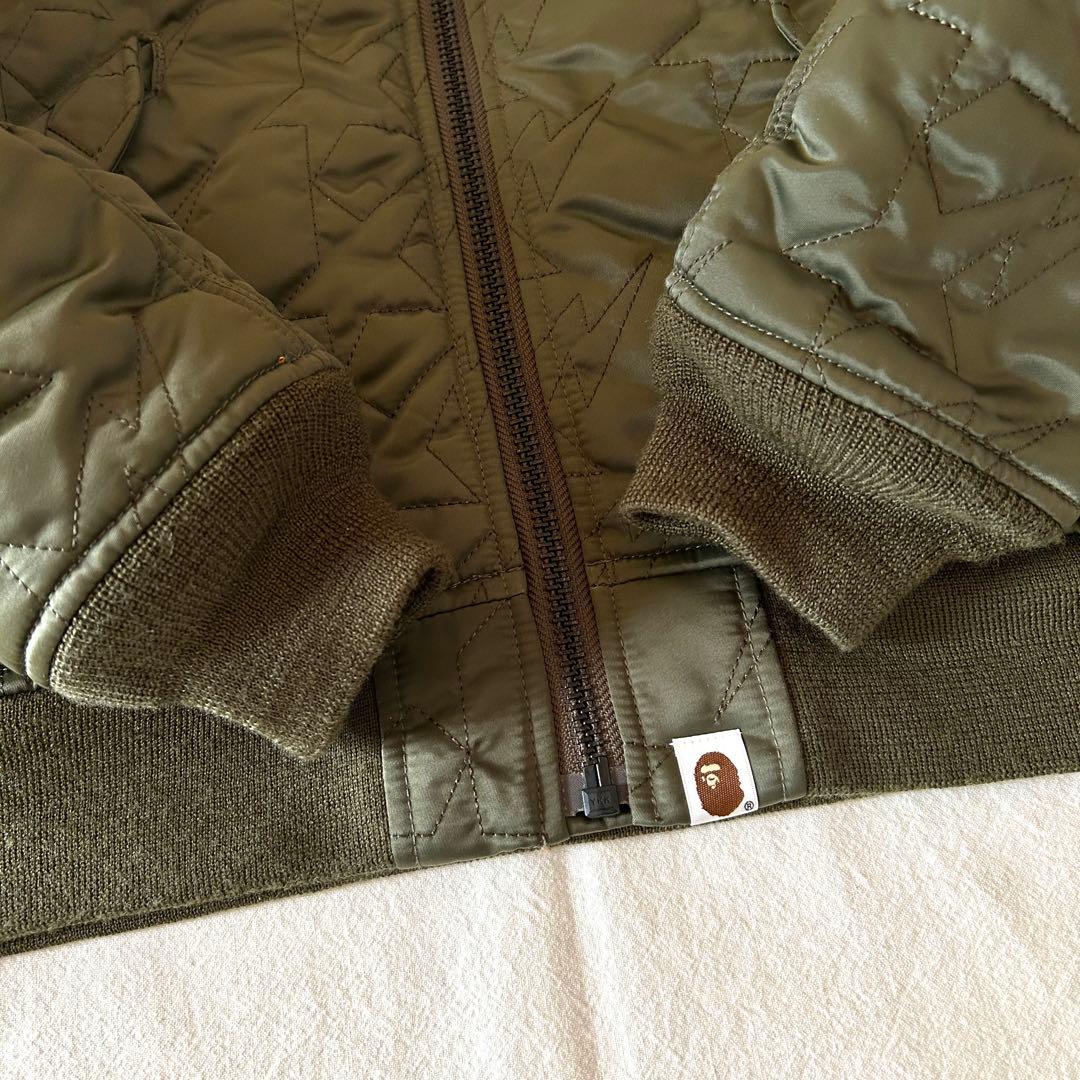 A BATHING APE ア ベイシング エイプ MA-1 ジャケット