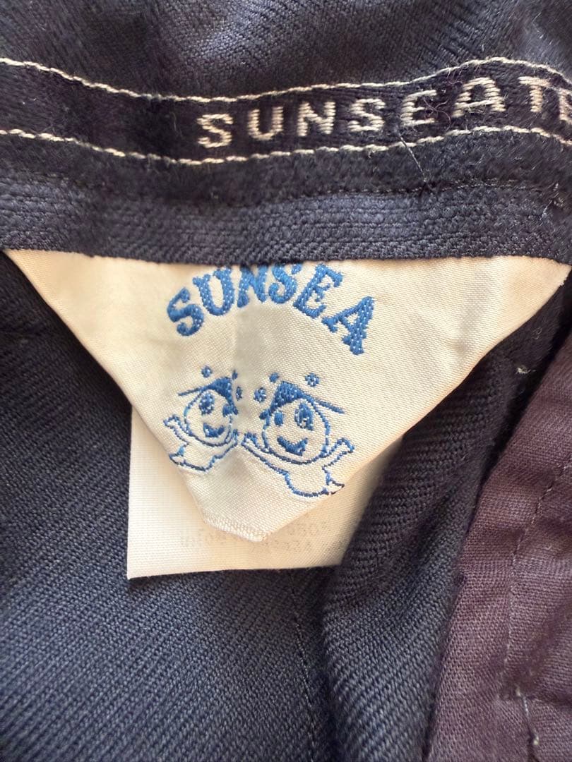 SUNSEA サンシー　ネイビー　セットアップ
