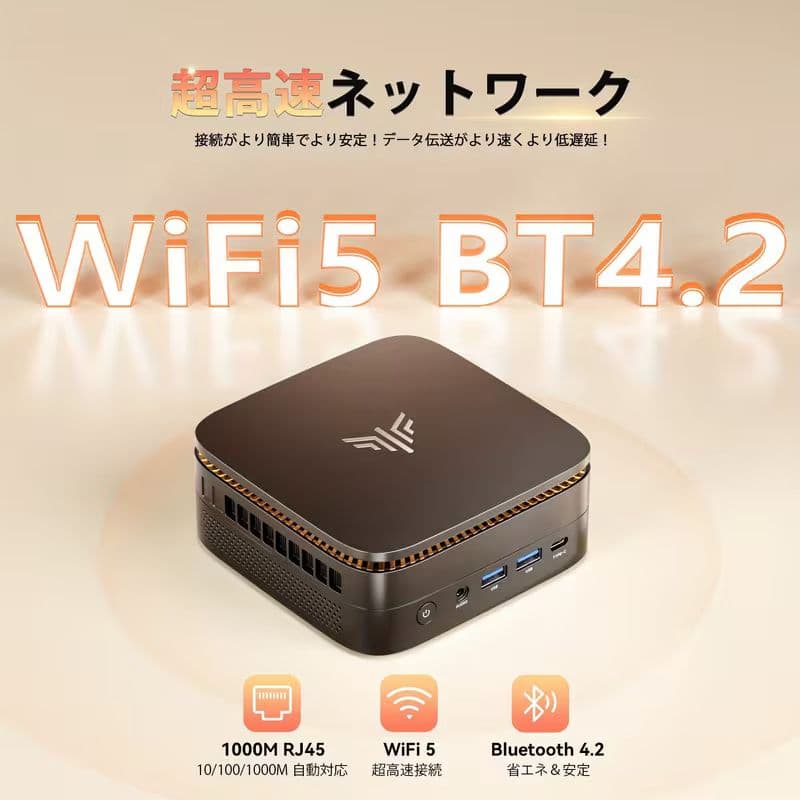【新品未使用】NiPoGi ミニPC AMD Ryzen 4300U