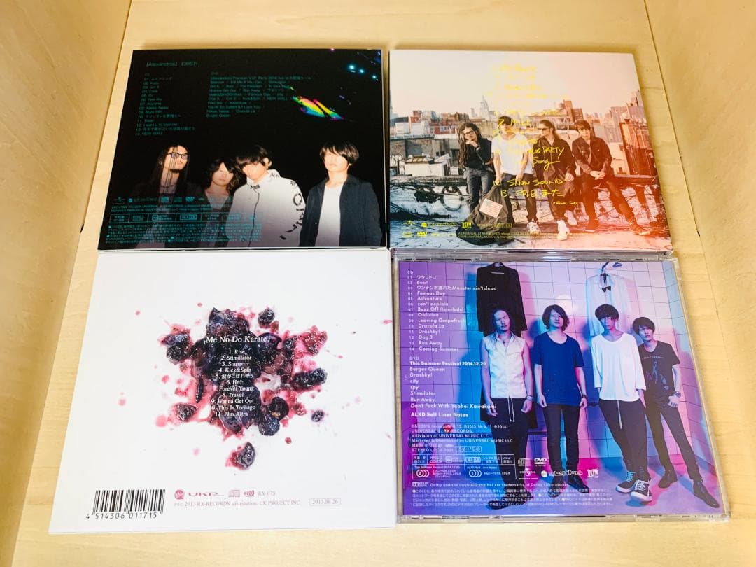 [Alexandros] CD アルバム 8枚 セット 初回限定盤 CD+DVD