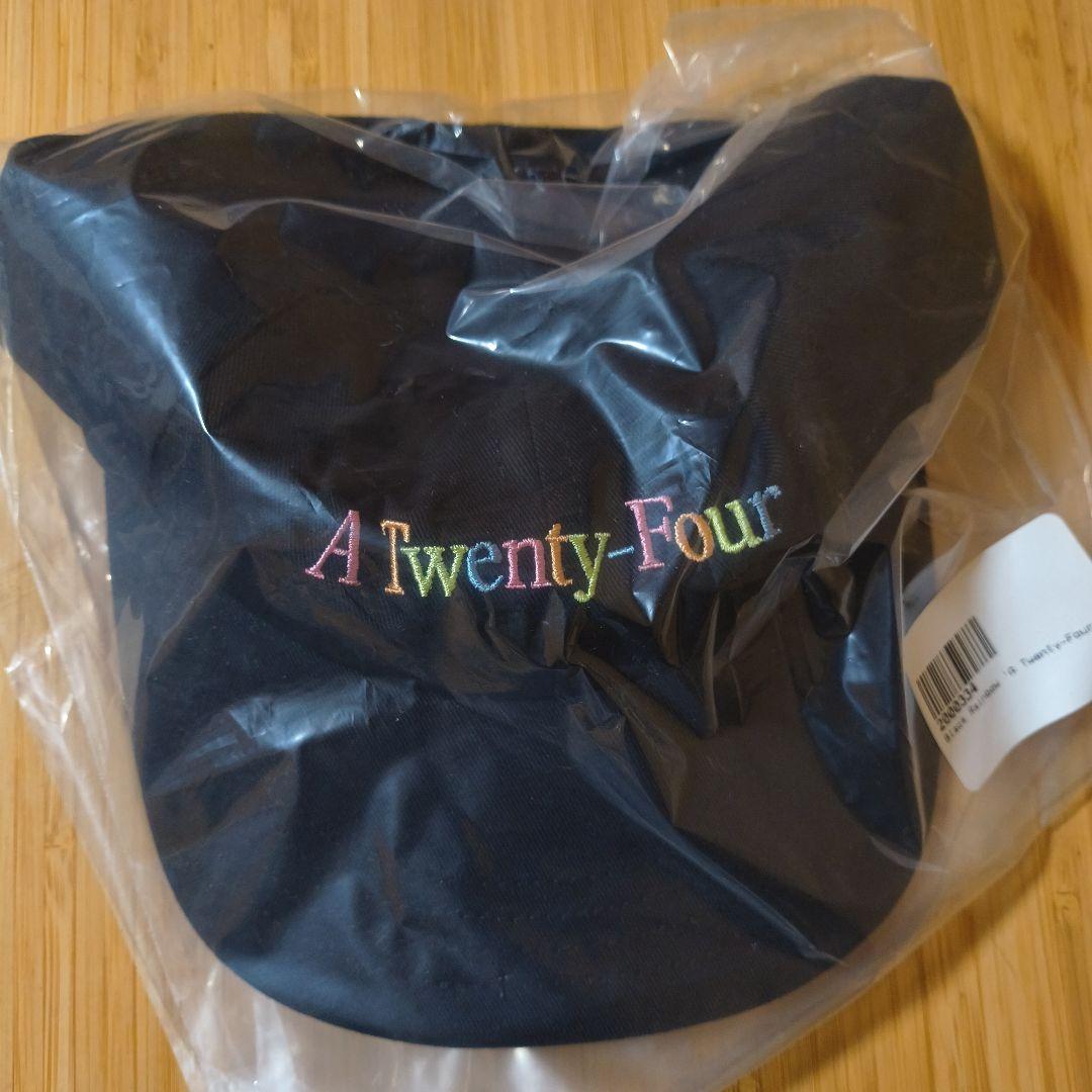 A24 BLACK RAINBOW HAT キャップ