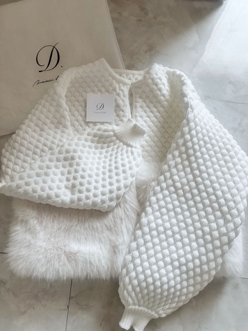 専用♡maison de dolce. ファーリーNT ホワイトブラック２点