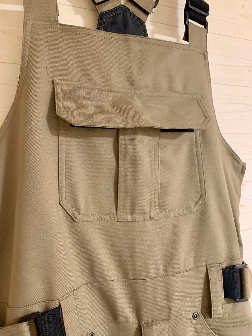 NAMELESSAGE ネームレスエイジ ベージュ オーバーオール ビブパンツ