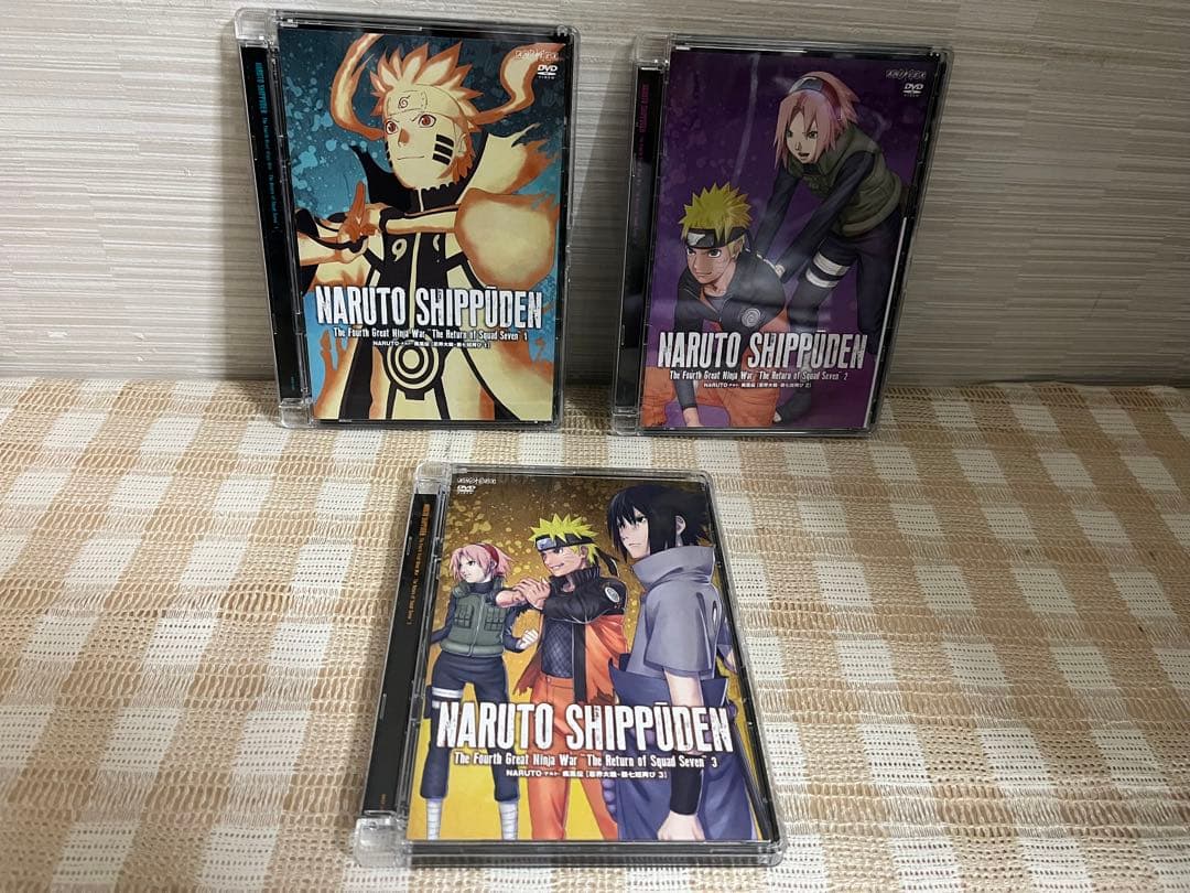 NARUTO-ナルト- 疾風伝 忍界大戦第七班再び 全3巻セット DVD