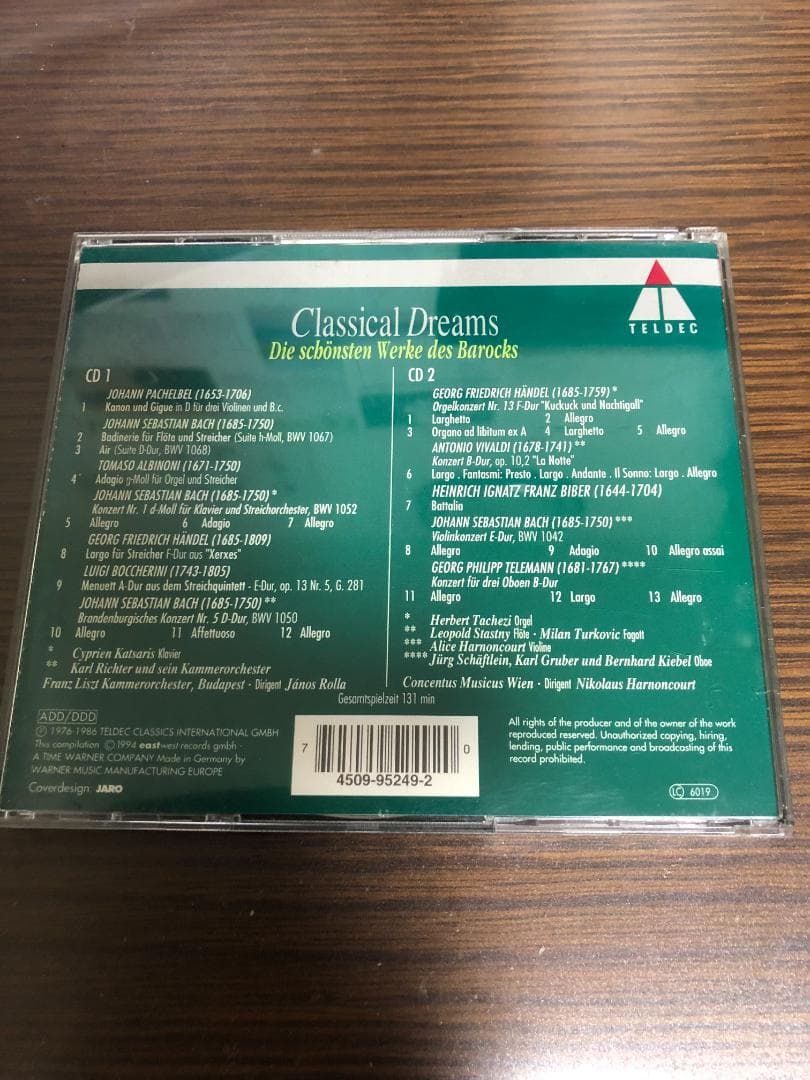 音楽CD　クラシック集