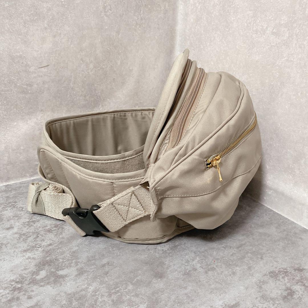 【美品】TeLasbaby DaG3 ヒップシート ベージュ 抱っこ紐