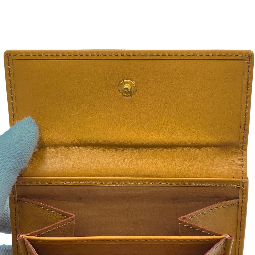 CELINE マカダム柄 2つ折り長財布 トリオンフ レザー