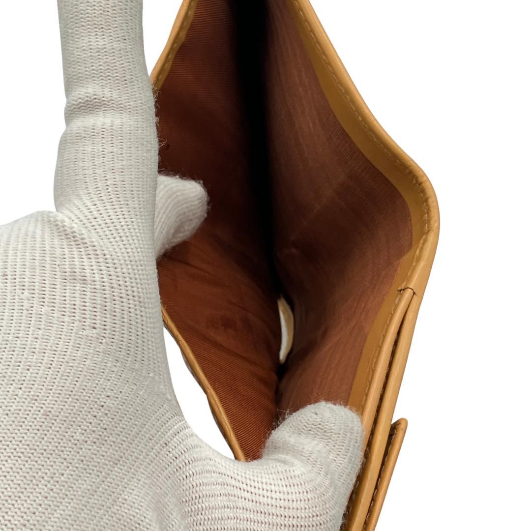 CELINE マカダム柄 2つ折り長財布 トリオンフ レザー
