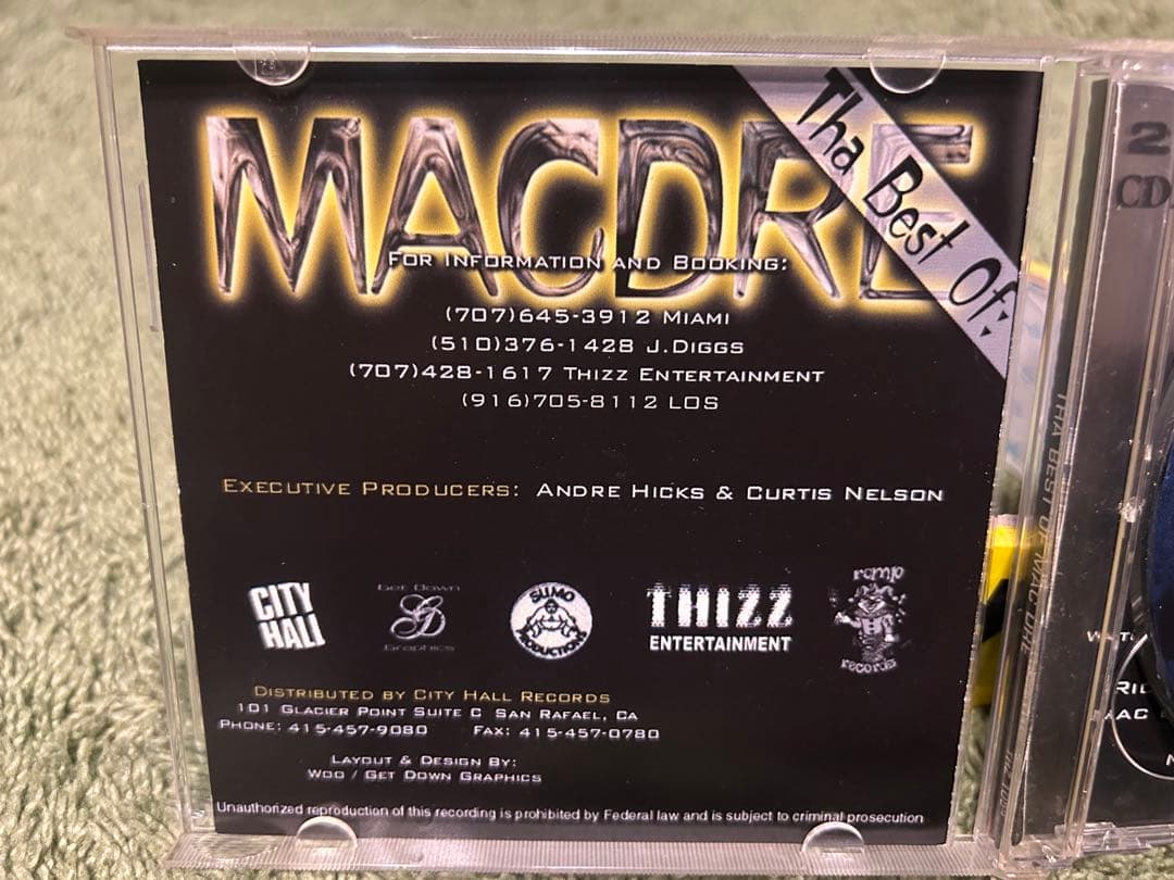 Tha Best of Mac Dre 2CD 32曲収録