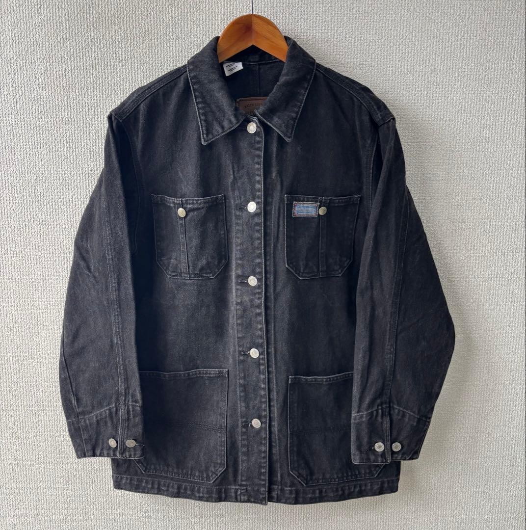 90s LAUREN JEANS ラルフローレン ブラック デニム カバーオール