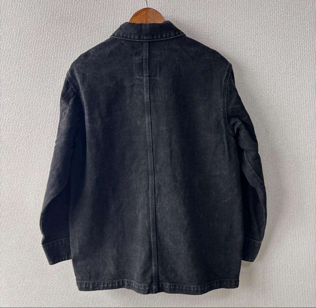 90s LAUREN JEANS ラルフローレン ブラック デニム カバーオール