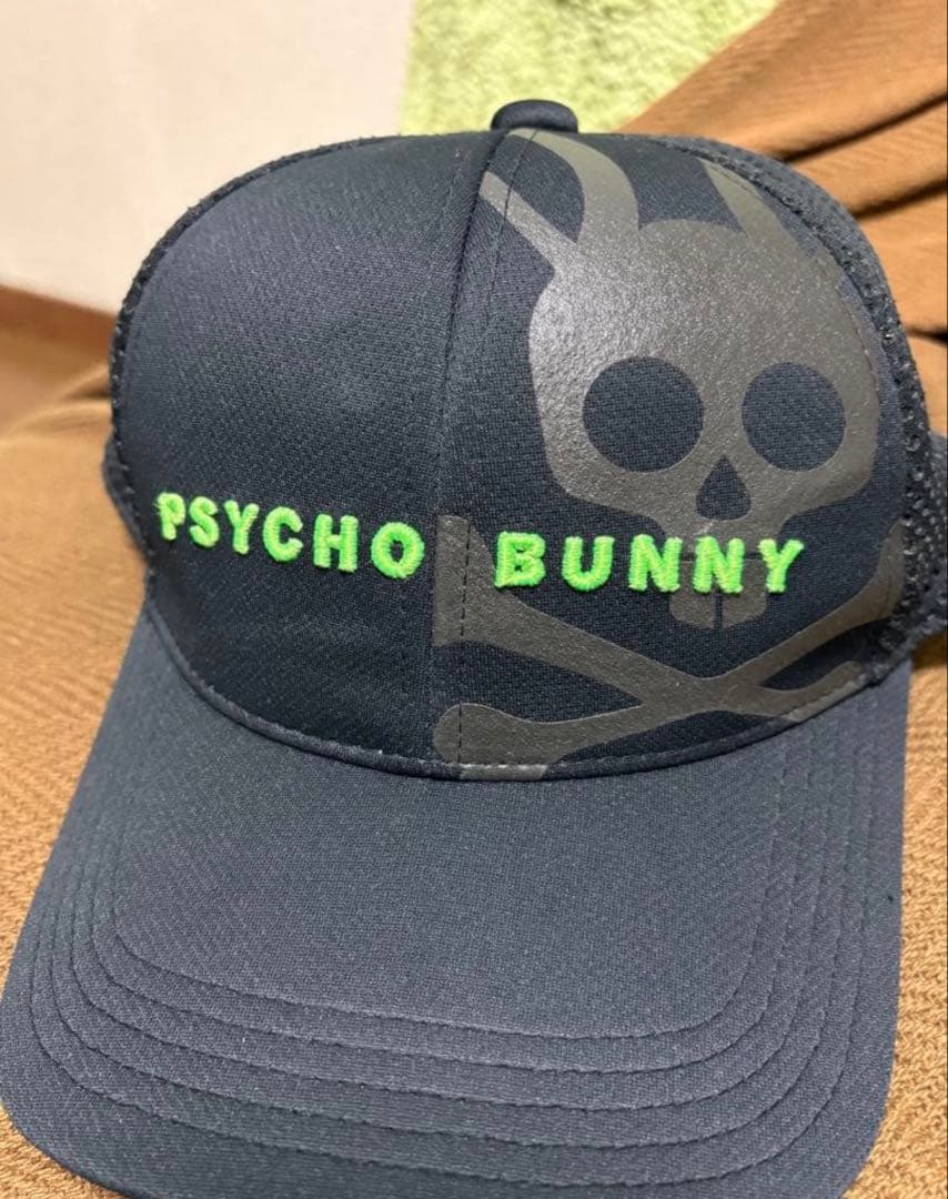 PSYCHO BUNNY メッシュキャップ ホワイト