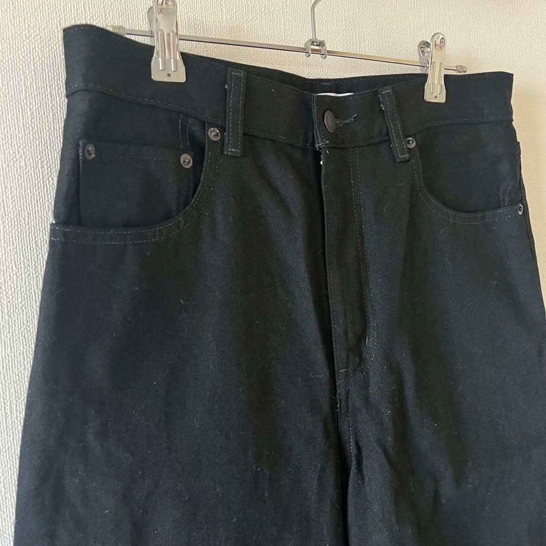 woadblue＜坪田あさみさんコラボ＞WIDE DENIMワイドデニム