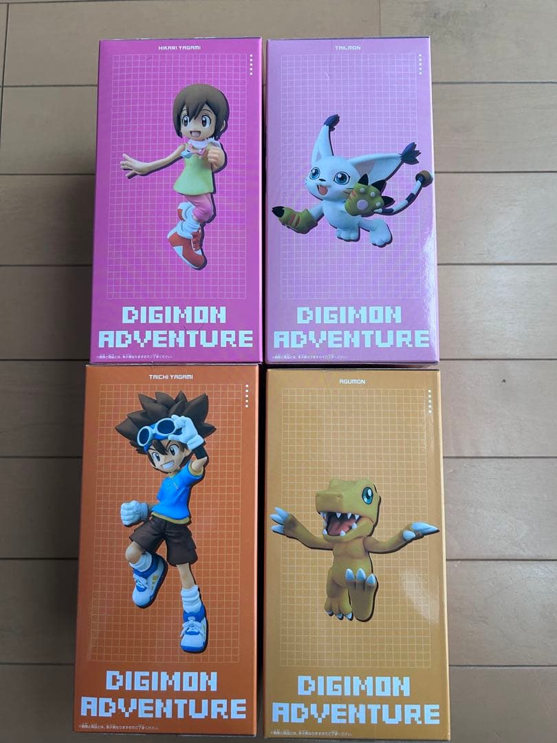 デジモン アドベンチャー フィギュア 太一 アグモン ヒカリ テイルモン DXF