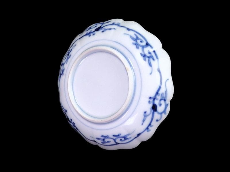 大聖寺伊万里　金襴手　菊に牡丹の図　４寸皿　N1110AS-DAn
