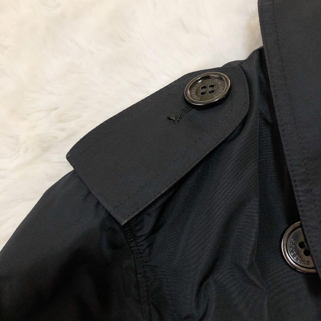 BURBERRY*バーバリーロンドン　フード付きジャケット　ノバチェック　黒