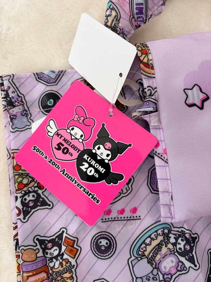 新品　クロミ　ギャル　ネコ　ヒョウ柄　エコバッグ