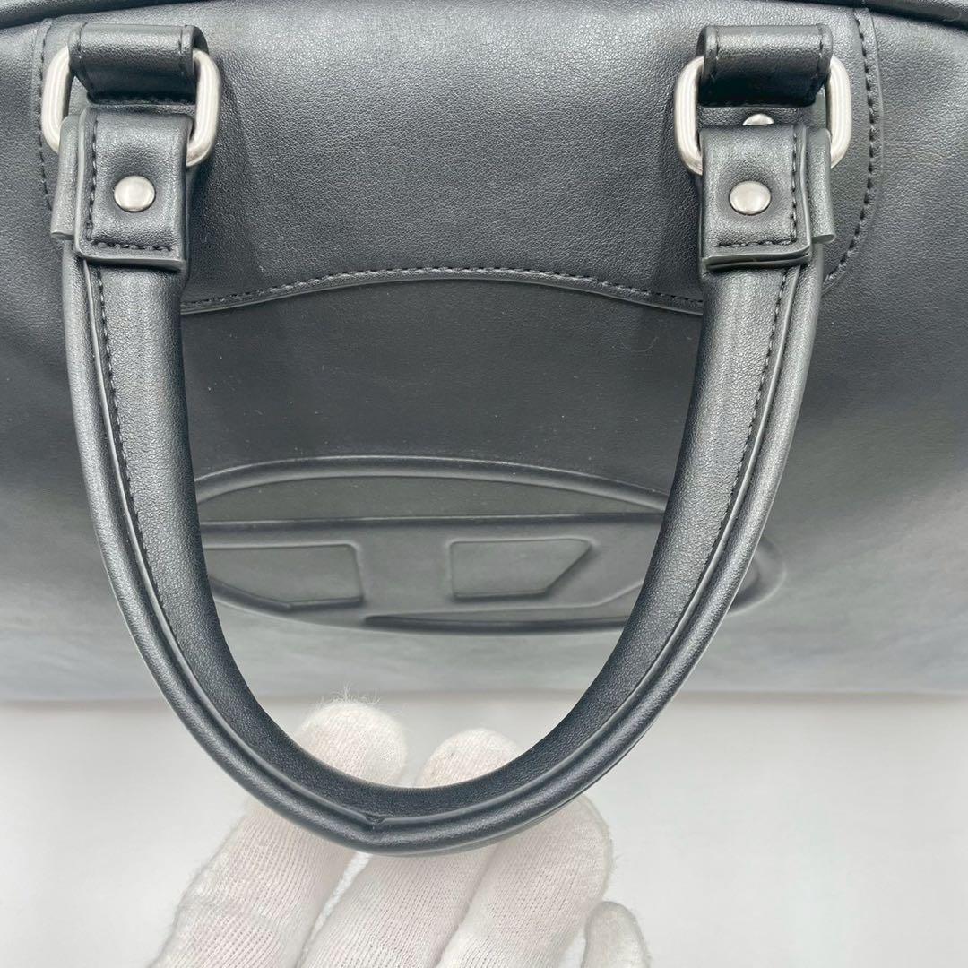 【未使用級】 DIESEL ボストンバッグ 2way 大容量 ブラック 黒