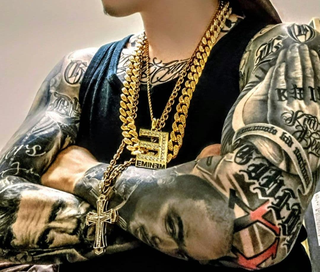 定価65000超激レア411掲載hip hopBBOYゴールドクロス