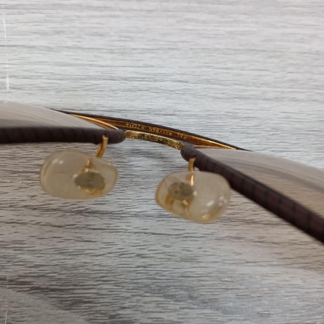 ♢252 B&L RAY BAN レイバン ティアドロップ レザー サングラス