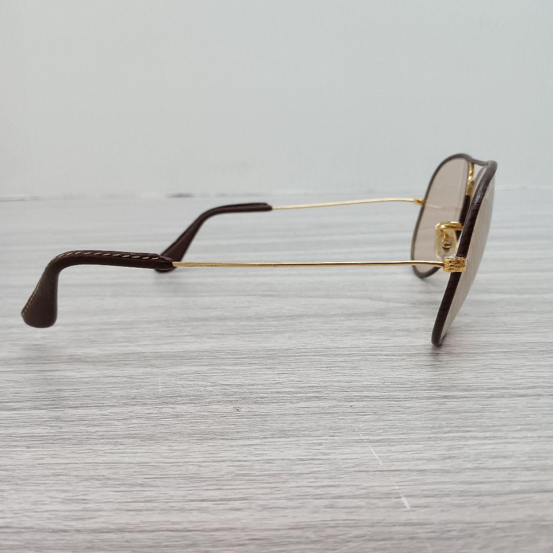 ♢252 B&L RAY BAN レイバン ティアドロップ レザー サングラス