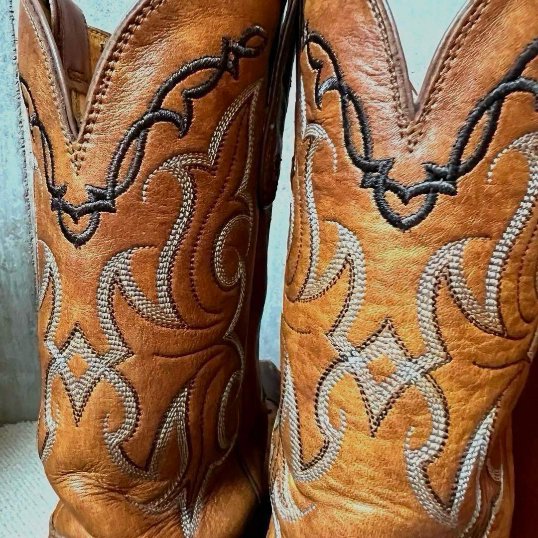 TonyLamaトニーラマ ウエスタンブーツ ブラウン ヴィンテージ メキシコ製