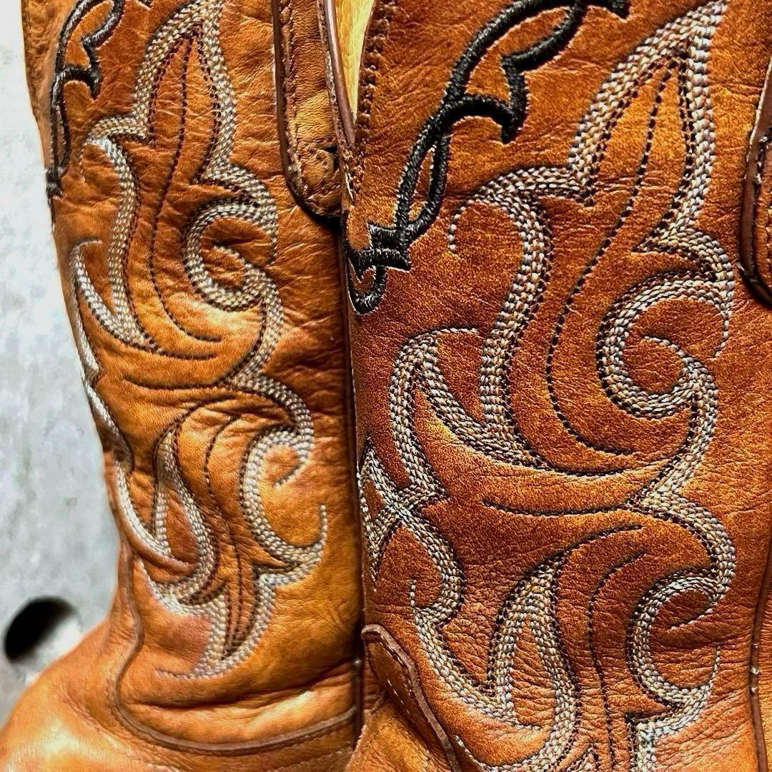 TonyLamaトニーラマ ウエスタンブーツ ブラウン ヴィンテージ メキシコ製