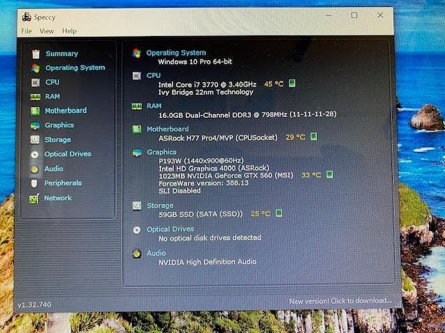 専用です。Core i7-3770 + H77pro4 + メモリ16GB ５A