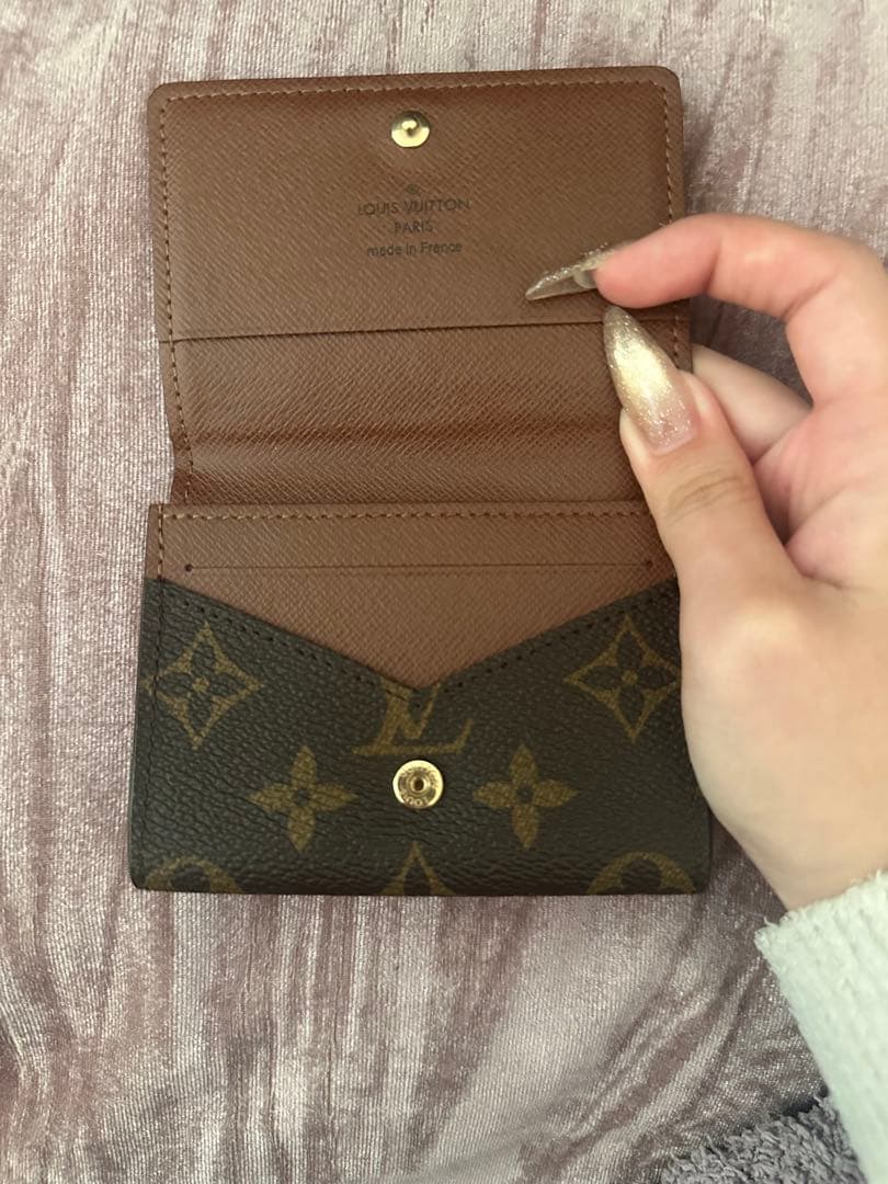 つ*ま様 Louis Vuitton ダークブラウン 名刺入れ