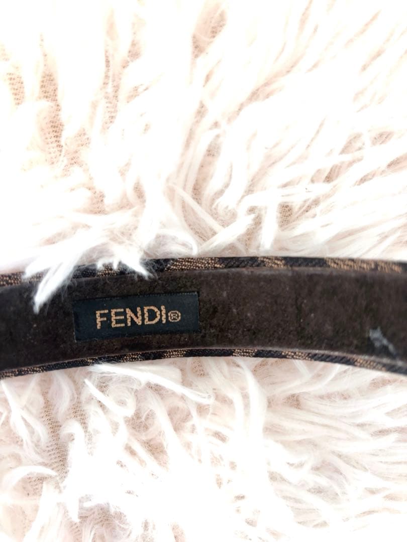 FENDI カチューシャ ズッカ柄